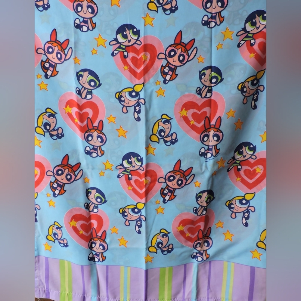 Vintage twin flat sheet Powerpuff girls